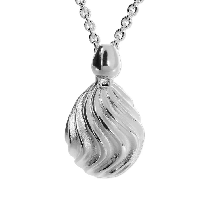 Pendant Waves drops silver