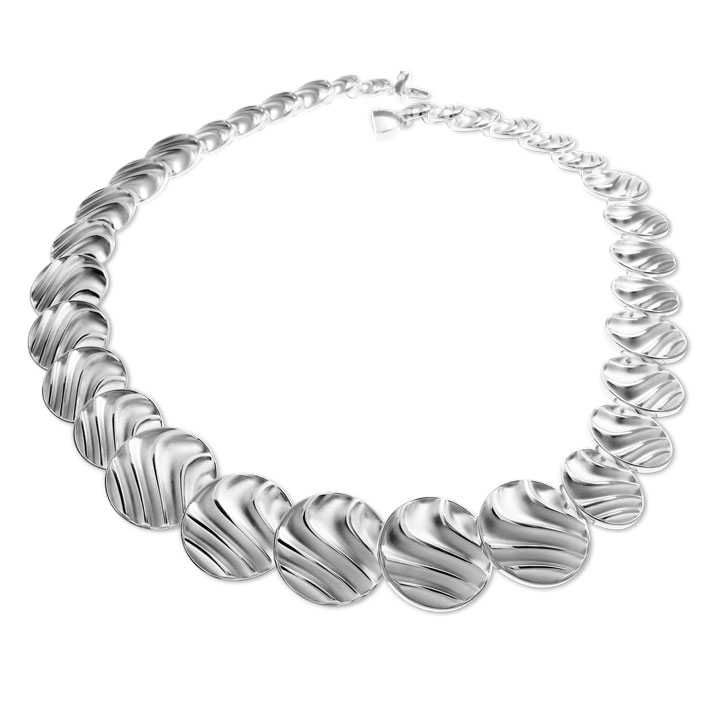 Necklace Silver Waves