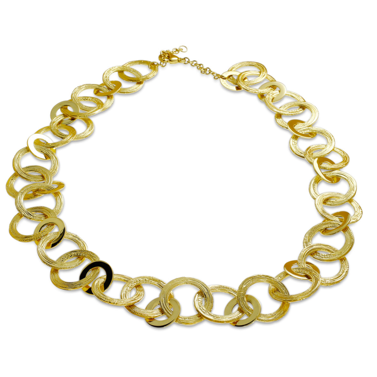 Necklace Strandcores silver fine gold plated
