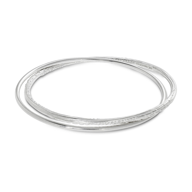 Bangle Strancores 2in1 silver bright 