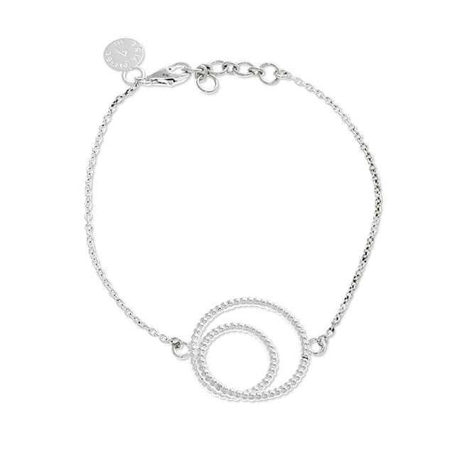 Bracelet Dots silver light