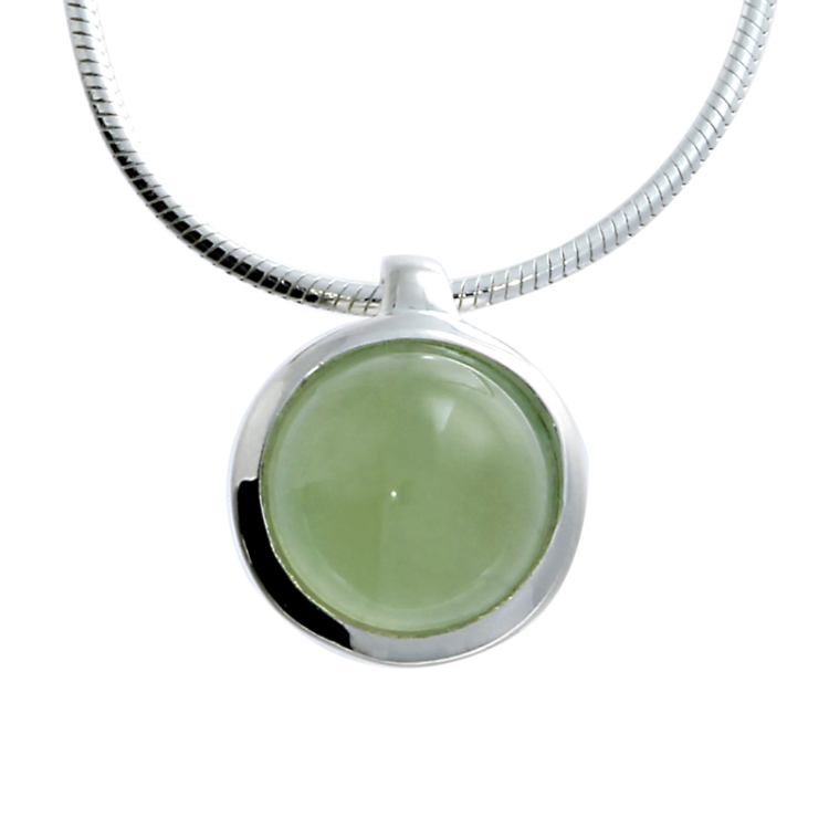 Pendant si Prehnite 12 mm cab