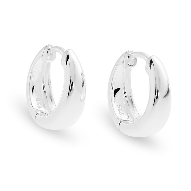 Creole Silber hell Außendurchmesser 13,5 mm