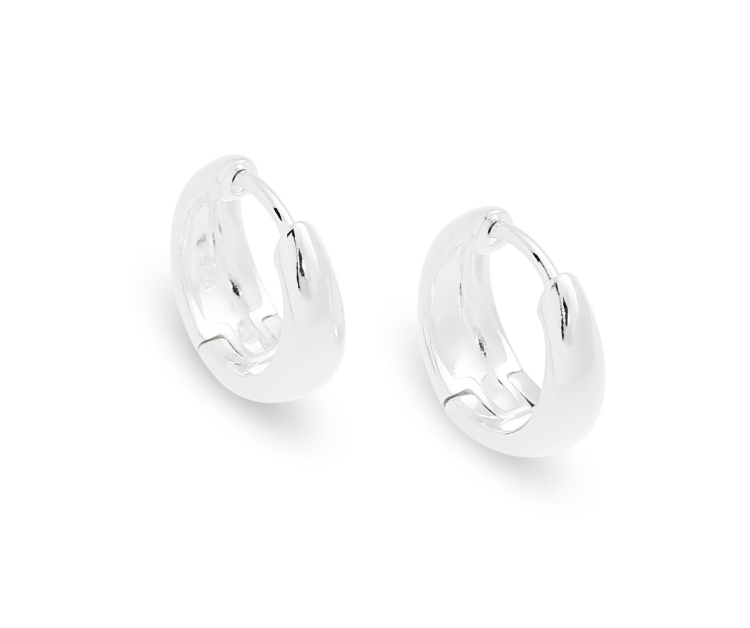 Creole Silber hell Außendurchmesser 13,5 mm