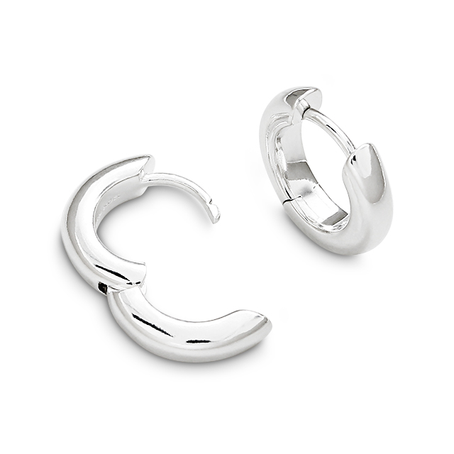 Creole Silber hell Durchmesser 15 mm