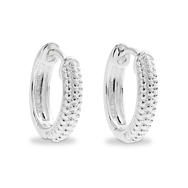 Creole Kugel Silber hell Durchmesser 15 mm