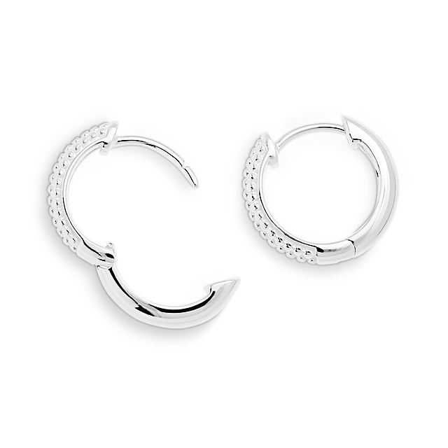 Creole Kugel Silber hell Durchmesser 15 mm