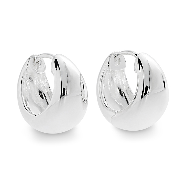 Creole Silber hell Durchmesser 17 mm