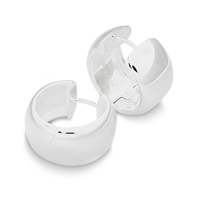 Creole Silber hell Durchmesser 19,5 mm