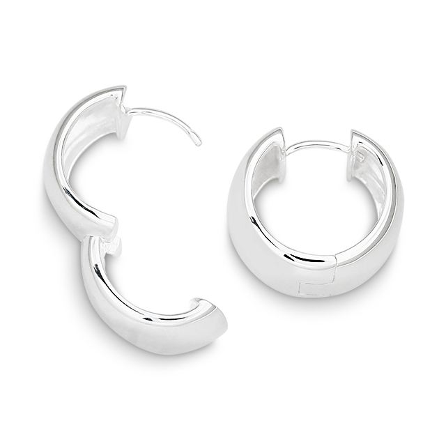 Creole Silber hell Durchmesser 19,5 mm