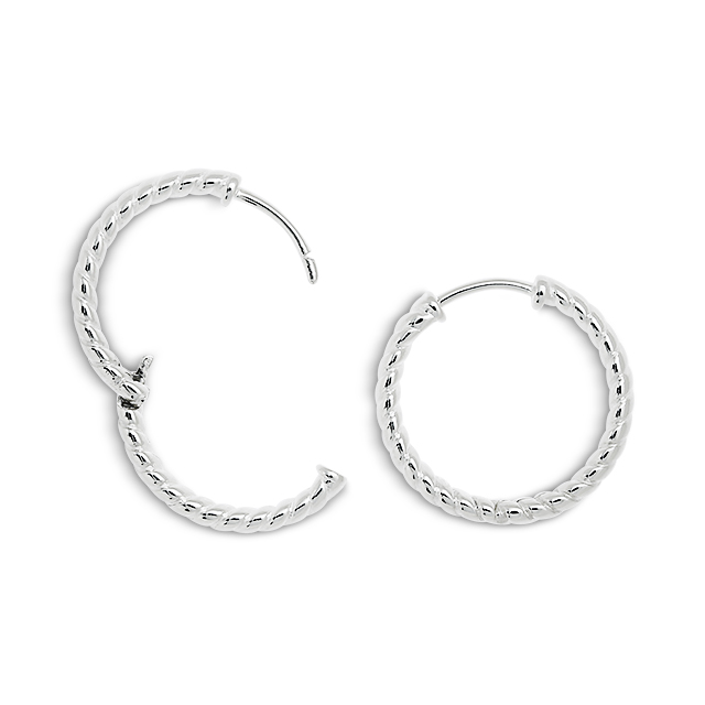 Creole Silber hell Durchmesser 19mm