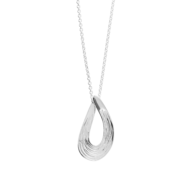 Anhänger Crease Loop Silber 20 mm inkl. Ankerkette 45 cm