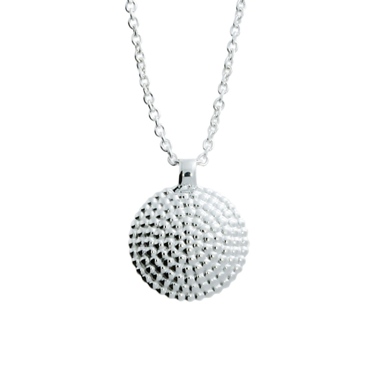 Pendant Dots Mini 13mm silver light incl. chain 42 cm