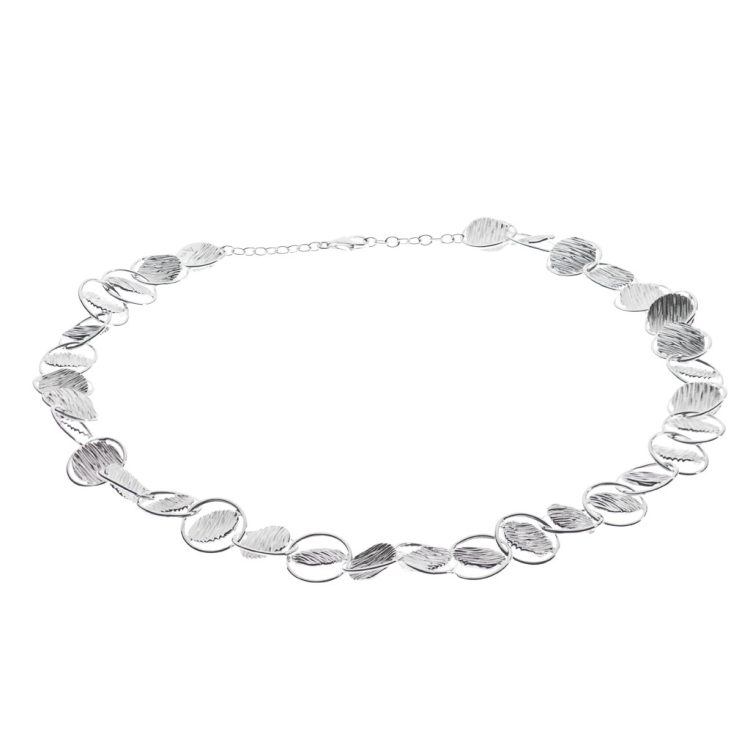 Collier Crease Silber  Länge 45 cm plus Verlängerung