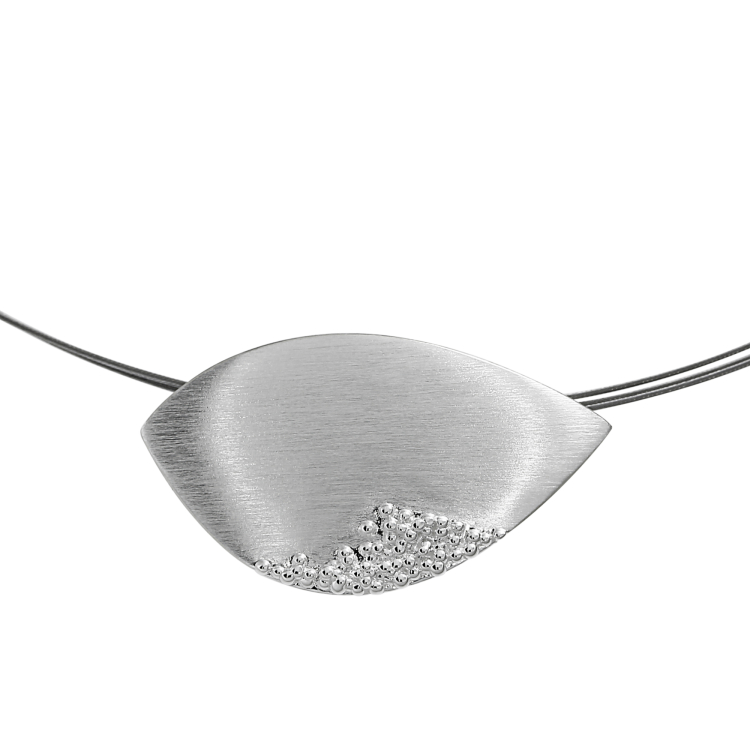 Pendant Silver Dots Maharani without stainless steel cable