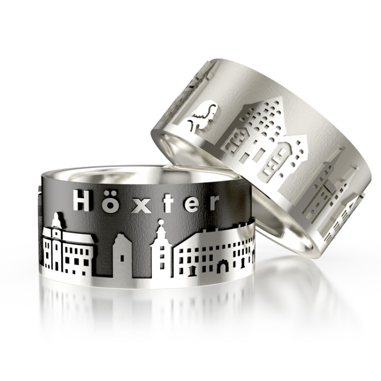 City ring Höxter silver light Ring size 52