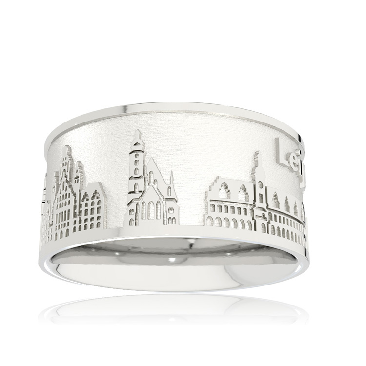 Ring City of Leipzig silver light Ring size 52