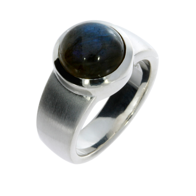 Ring si Labardorith 10 mm Ring size 52