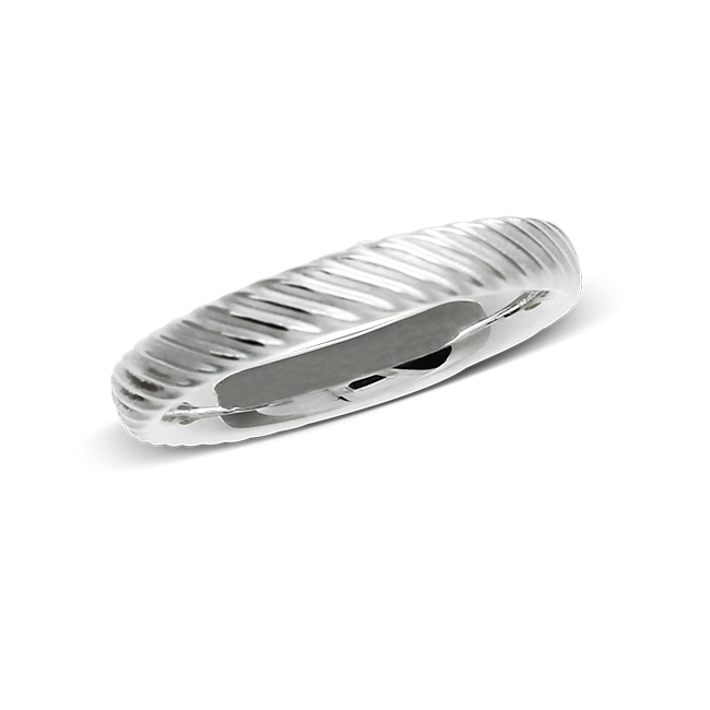 Ring Silber Waves 3 mm Ringweite 54