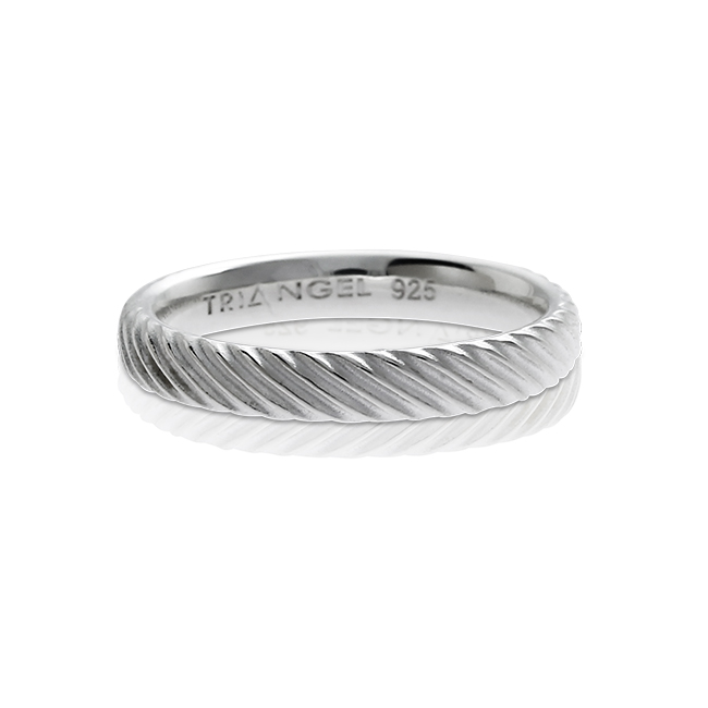 Ring Silber Waves 3 mm Ringweite 54