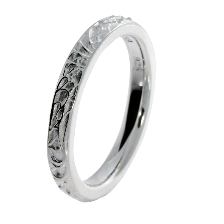 Partner Ring Silber Sloop 3 mm breit Ringweite 58