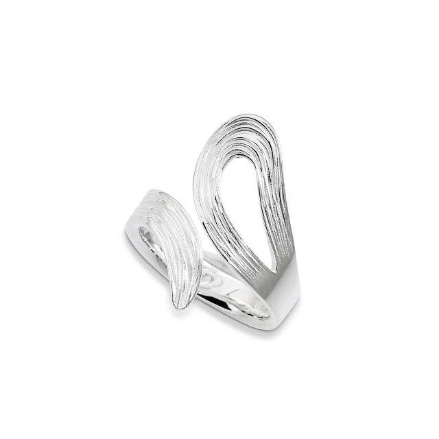 Ring Crease Schlaufe Silber 925 Ringweite 58