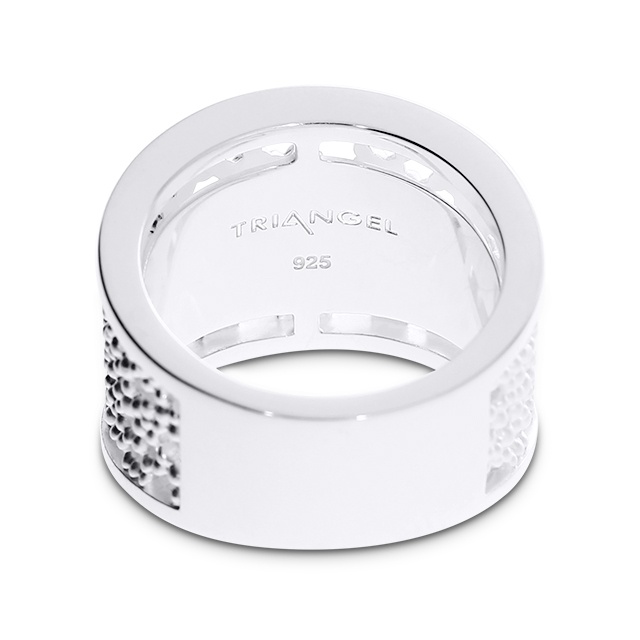 Ring Dots Milchstrasse Silber Breite 17.5 mm Ringweite 68