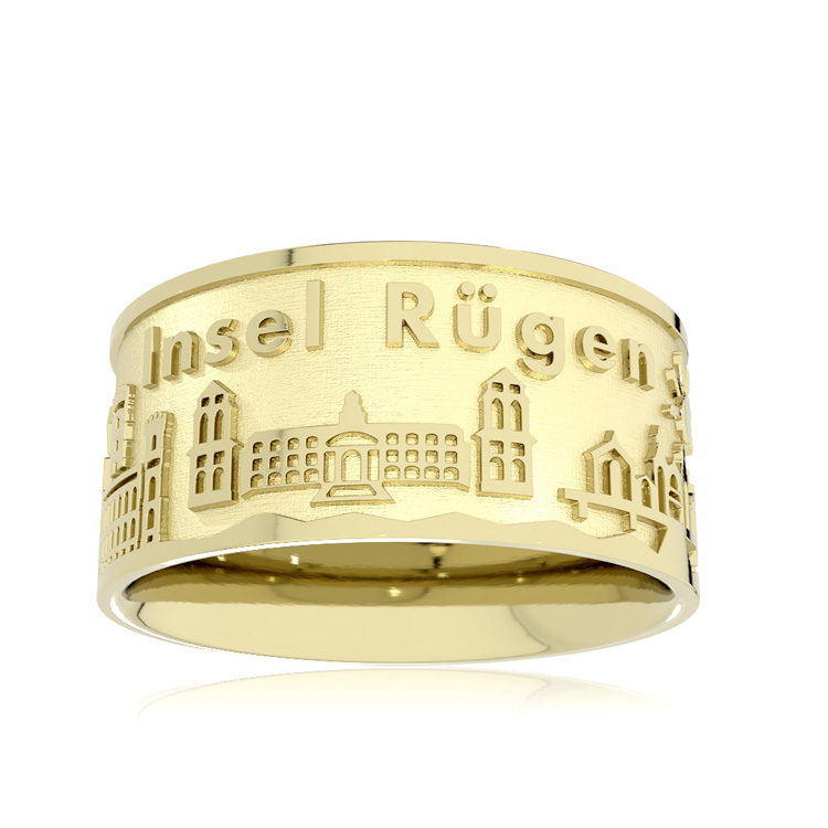 City ring Rügen-Binz 585 yellow gold  