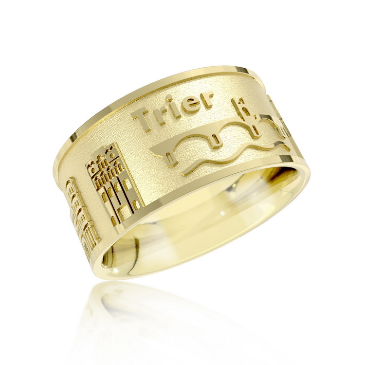 Stadtring Trier 585 Gelbgold Ringweite UNI