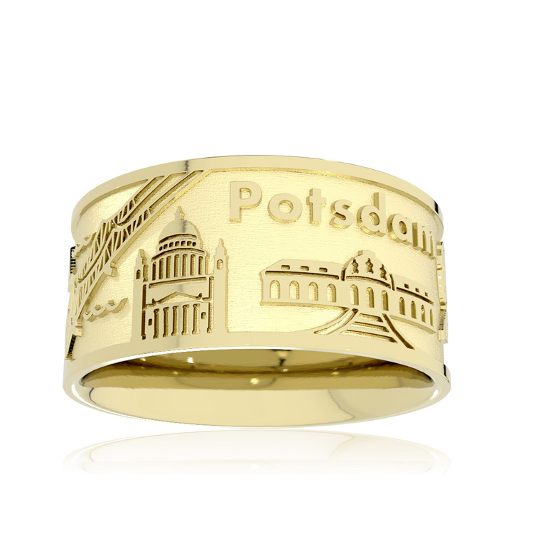 Stadtring Potsdam 585 Gelbgold Ringweite UNI